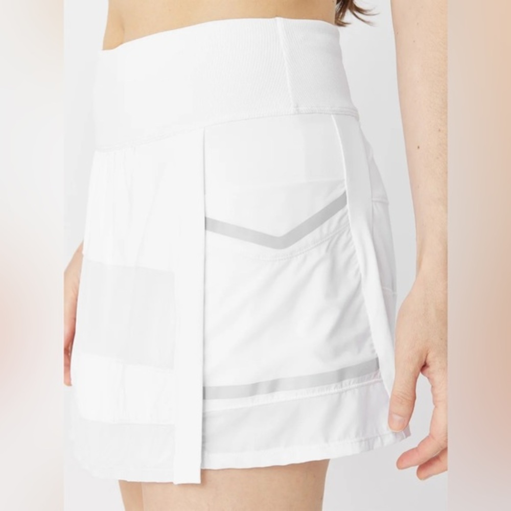 NWT Tech Lucky in Love Long Cargo Mesh Tennis Skirt, multiple sizes (MSRP$85)